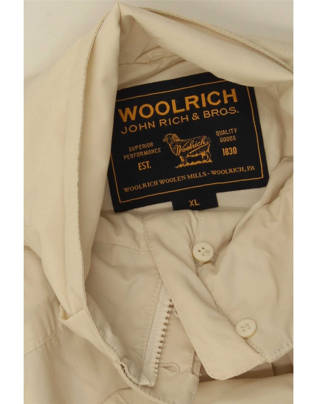 Płaszcz damski Woolrich UK 18 XL, beżowy