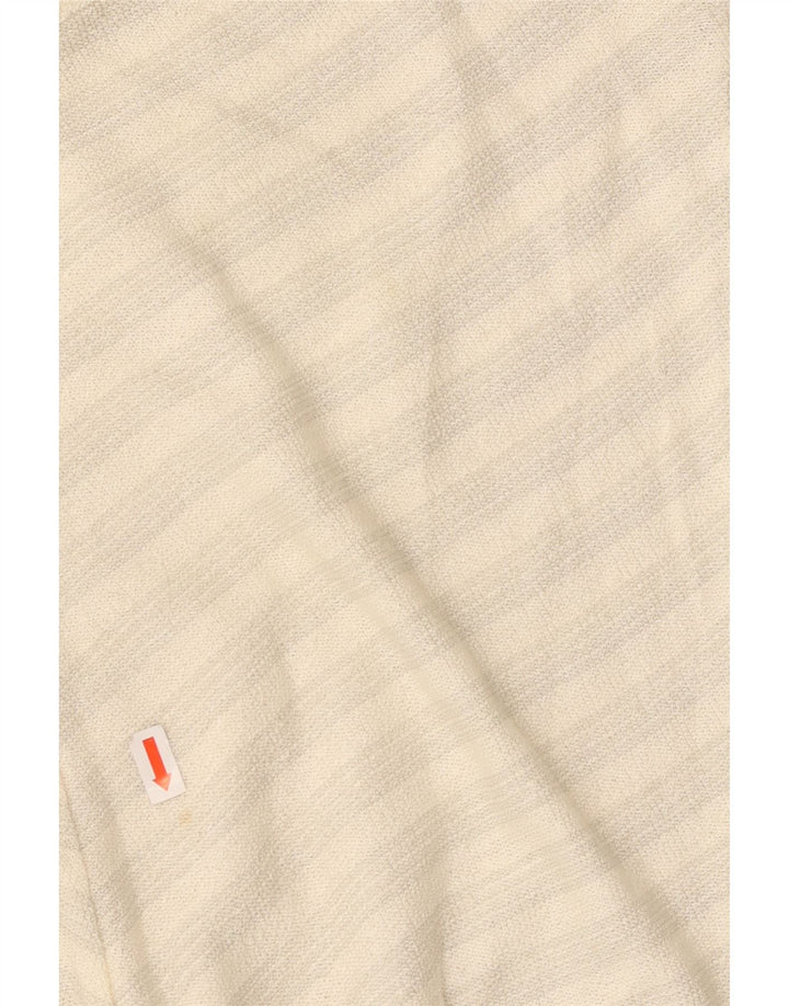 Damski top na ramiączkach VINTAGE UK 14, średni biały Chevron