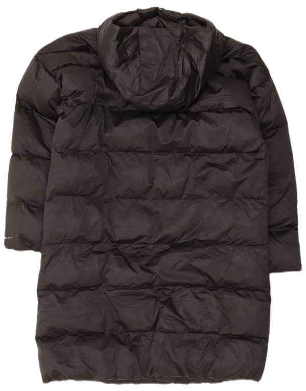 Męski ocieplany płaszcz z kapturem Nike Therma-Fit UK 36 Mały czarny nylon
