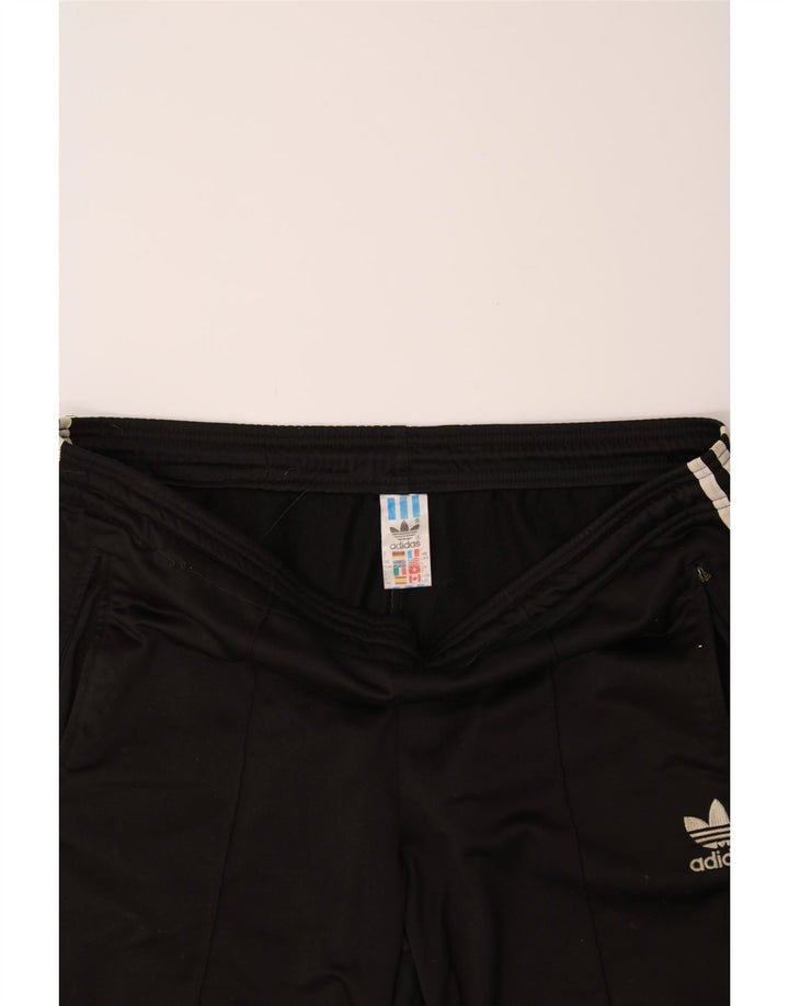 ADIDAS Mens Sport Shorts UK 42/44 Large Black Polyester Vintage Adidas and Second-Hand Adidas from Messina Hembry 