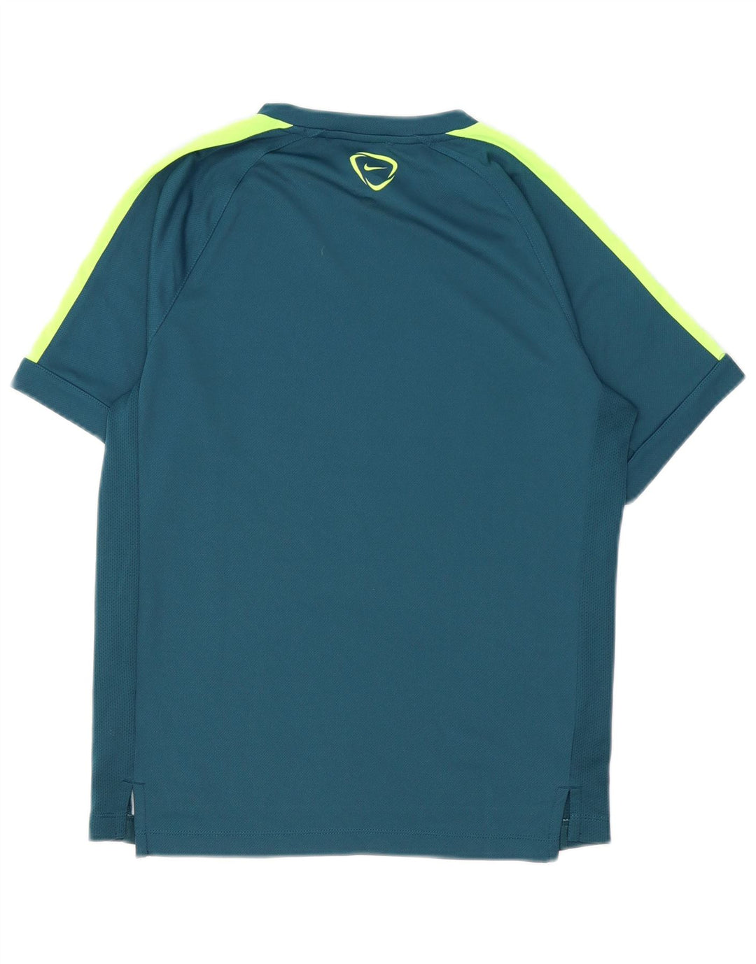 Męska koszulka Nike Dri Fit z grafiką, poliestrowa koszulka w kolorze średniego błękitu