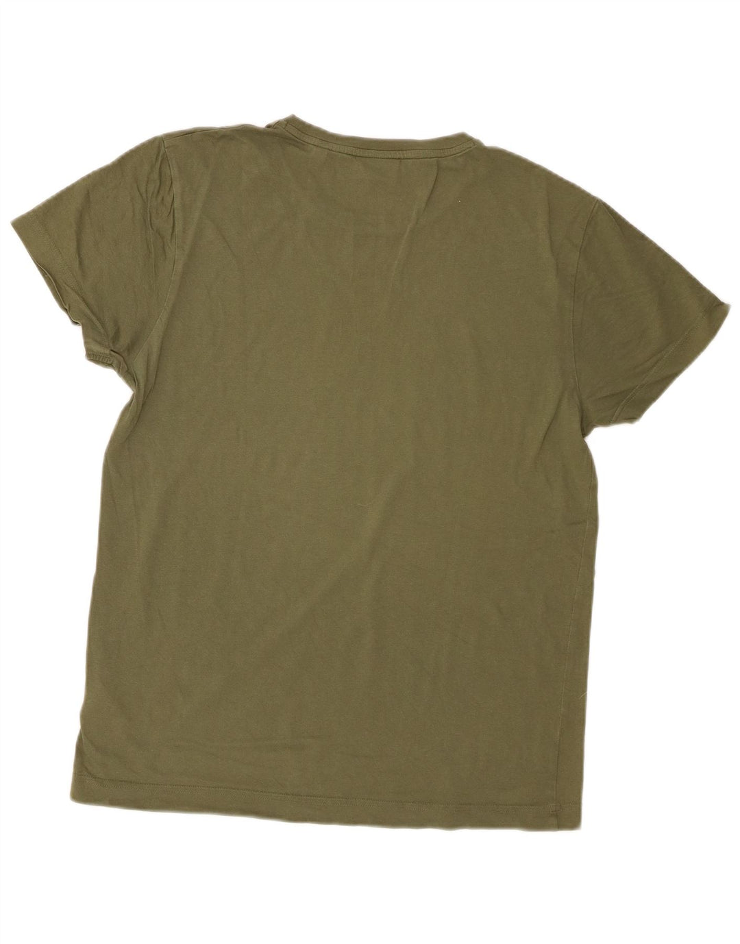 Męski T-shirt z grafiką Gant, bawełniany kolor khaki