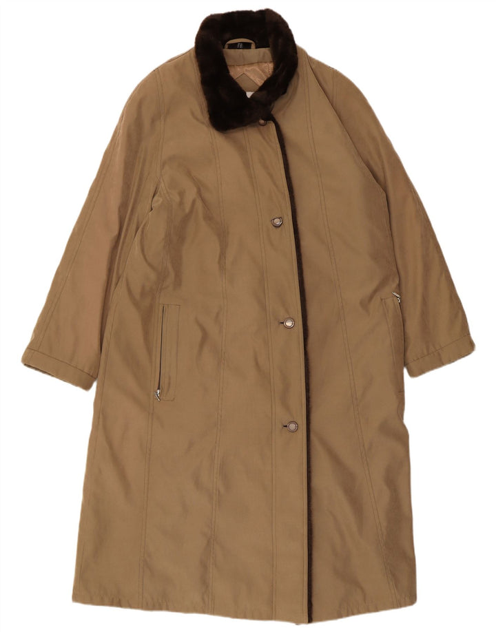 Płaszcz damski ENSIGN UK 16, duży, beżowy