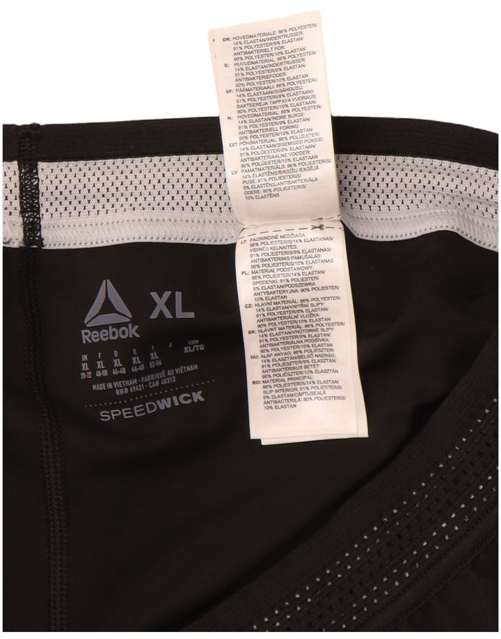 Damskie spodenki sportowe REEBOK UK 20/22 XL, czarny poliester