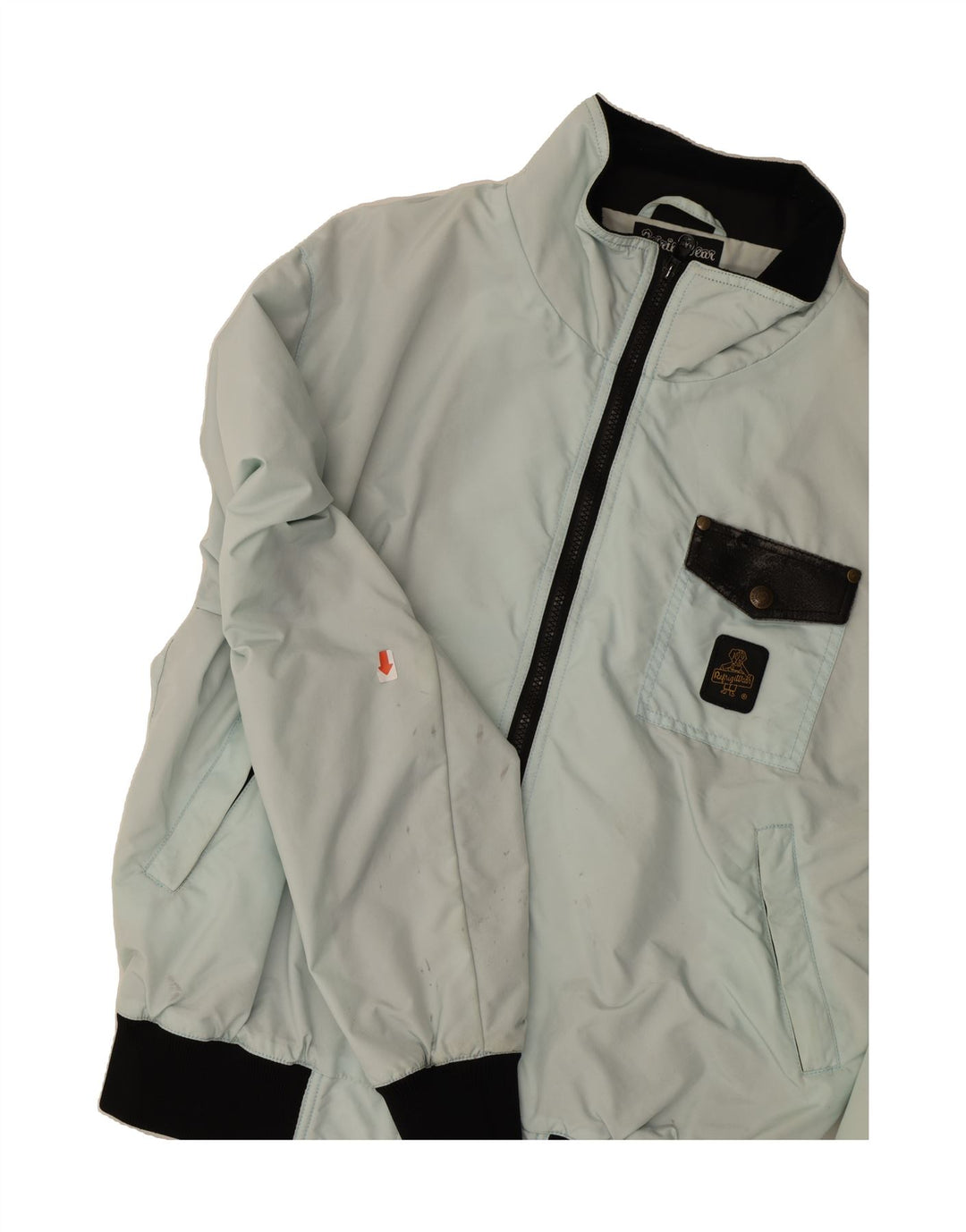 REFRIGIWEAR Mens Bomber Jacket UK 42 XL Grey Polyamide Vintage Refrigiwear and Second-Hand Refrigiwear from Messina Hembry 