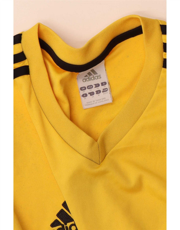 Męska koszulka Adidas Climalite Top Medium Yellow Colorblock