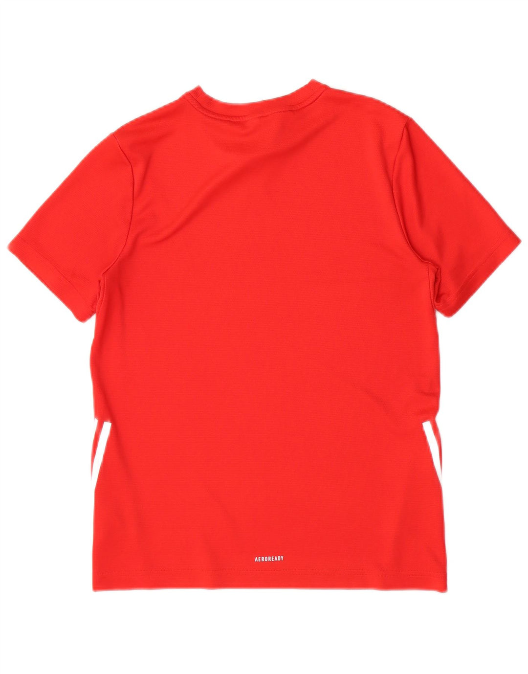 Adidas Chłopięcy T-shirt Top 13-14 Lat Czerwony Poliester