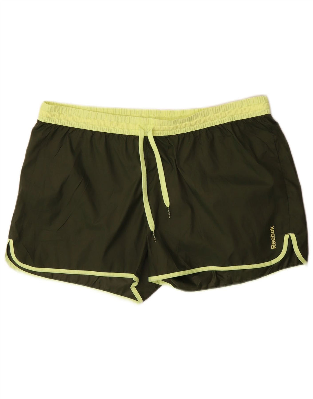 Damskie spodenki sportowe Reebok UK 16, duże, khaki, poliester