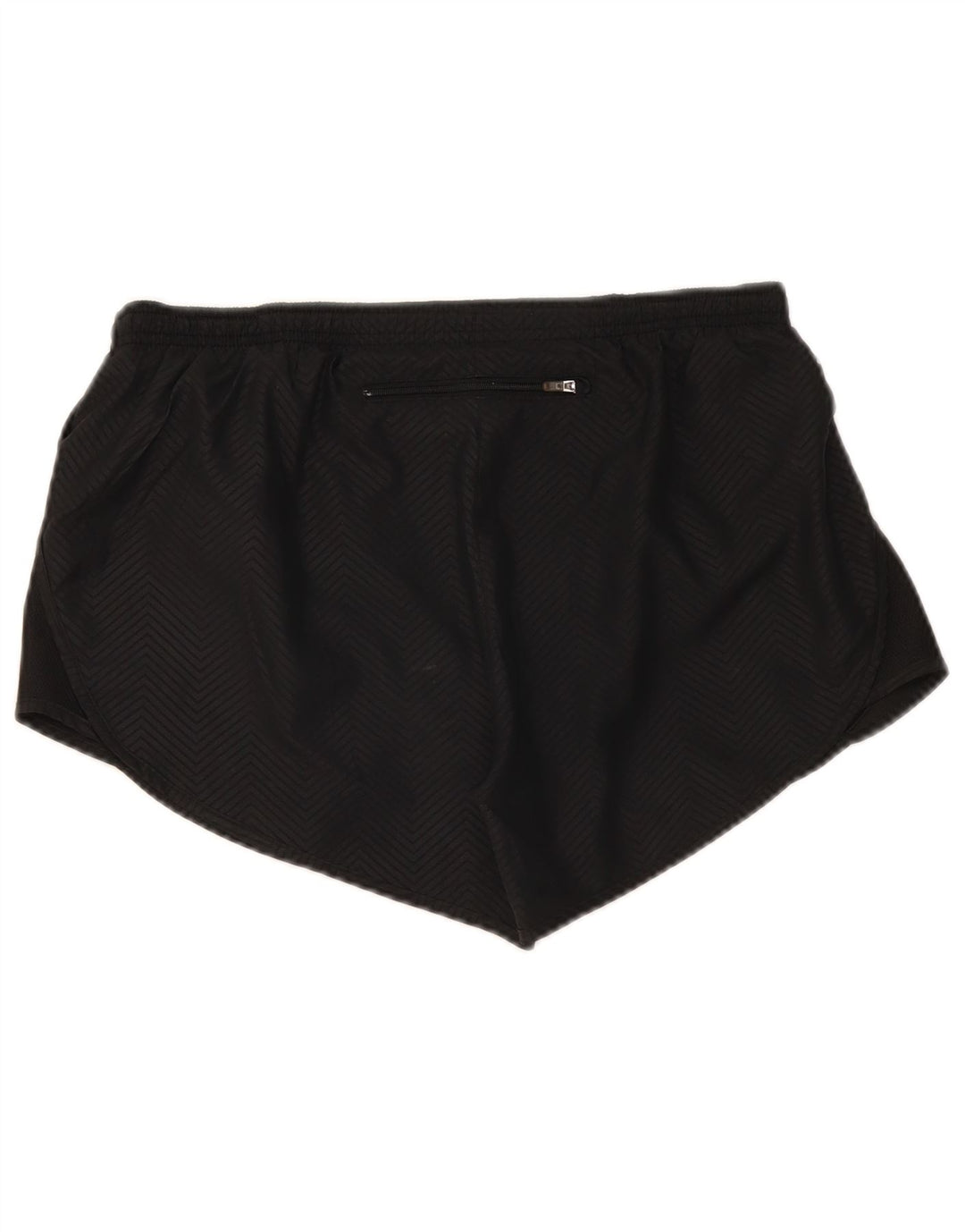 Damskie spodenki sportowe Nike Dri Fit UK 14, średni czarny poliester Chevron