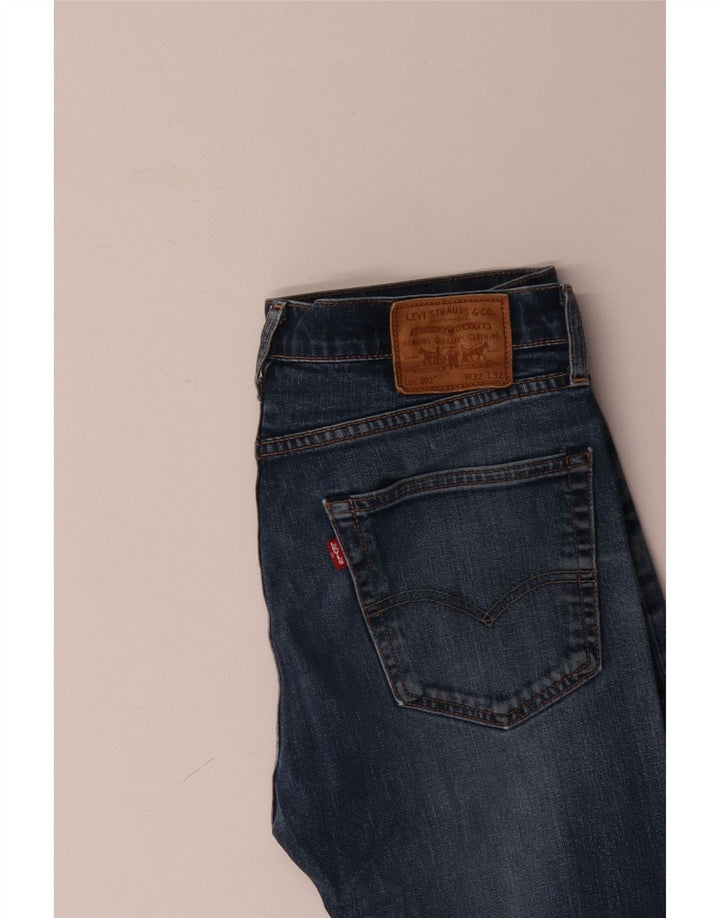Męskie jeansy Levi's 502 Tapered W32 L29 Niebieskie bawełniane