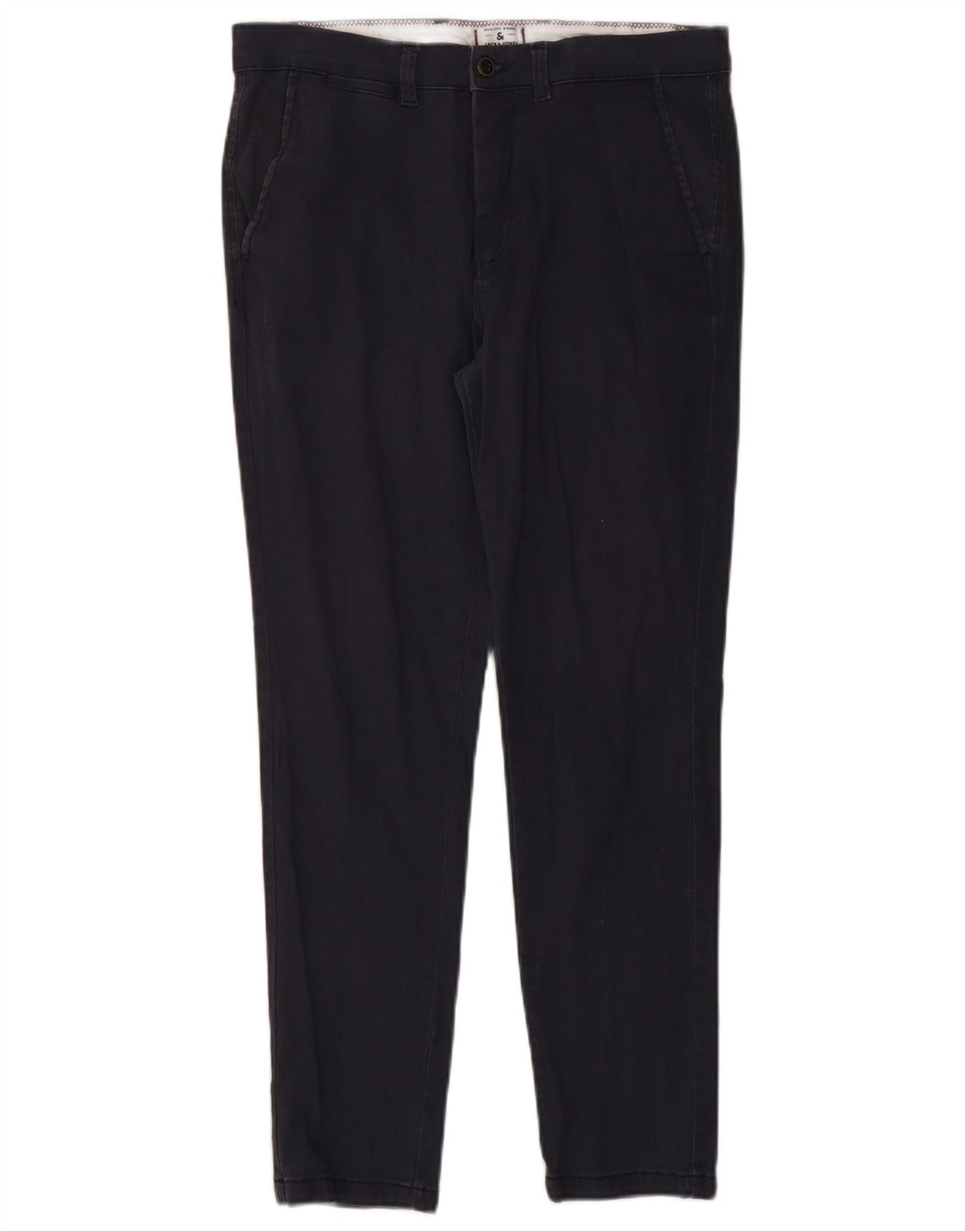 Męskie spodnie chino JACK & JONES W32 L28 Granatowa bawełna