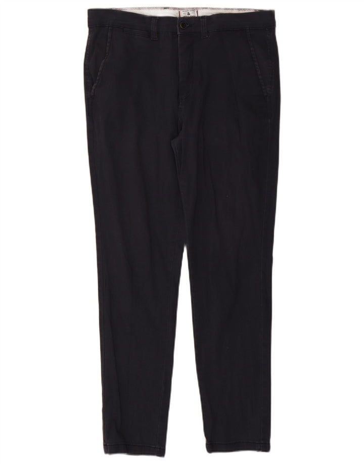 Męskie spodnie chino JACK & JONES W32 L28 Granatowa bawełna