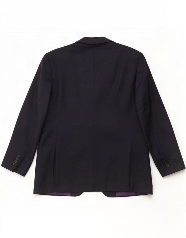 Marks & Spencer Męska marynarka zapinana na 3 guziki, UK 44 XL, granatowa, wełniana