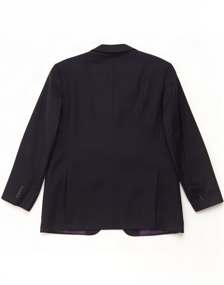 Marks & Spencer Męska marynarka zapinana na 3 guziki, UK 44 XL, granatowa, wełniana
