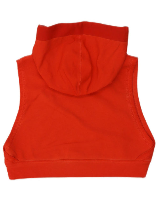 Damski sweter Reebok Crop Graphic bez rękawów z kapturem UK 14, duży pomarańczowy