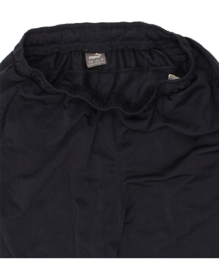 PUMA Boys Tracksuit Trousers 13-14 Years  Navy Blue Polyester Vintage Puma and Second-Hand Puma from Messina Hembry 
