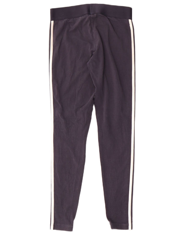 Legginsy damskie Adidas UK 12/14 Średni granatowy, bawełniany