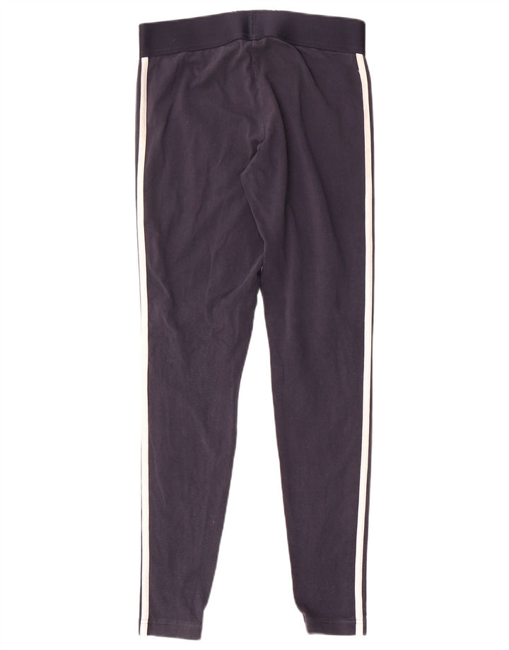 Legginsy damskie Adidas UK 12/14 Średni granatowy, bawełniany