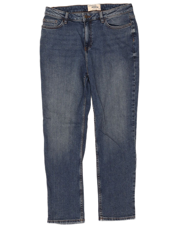 Damskie dżinsy Fat Face Chesham Girlfriend Slim UK 12 Medium W32 L27 Niebieskie