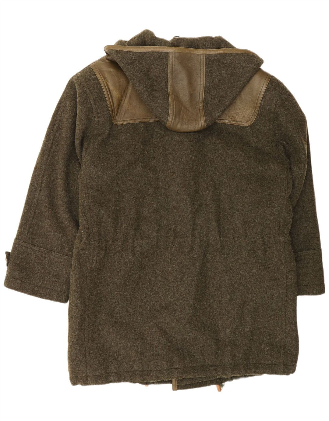 Lodenfrey Męski płaszcz z kapturem i kapturem EU 50, duży, zielony, wełniany