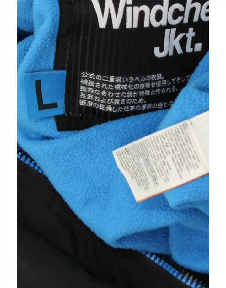Damska kurtka wiatrówka Superdry Graphic UK 16, duża czarna