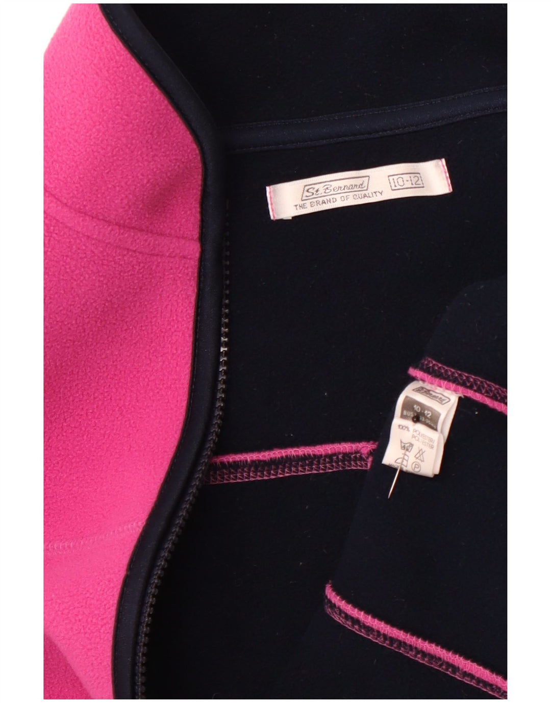 ST. BERNARD Dziewczęca kamizelka polarowa 10-11 lat, różowa, poliester