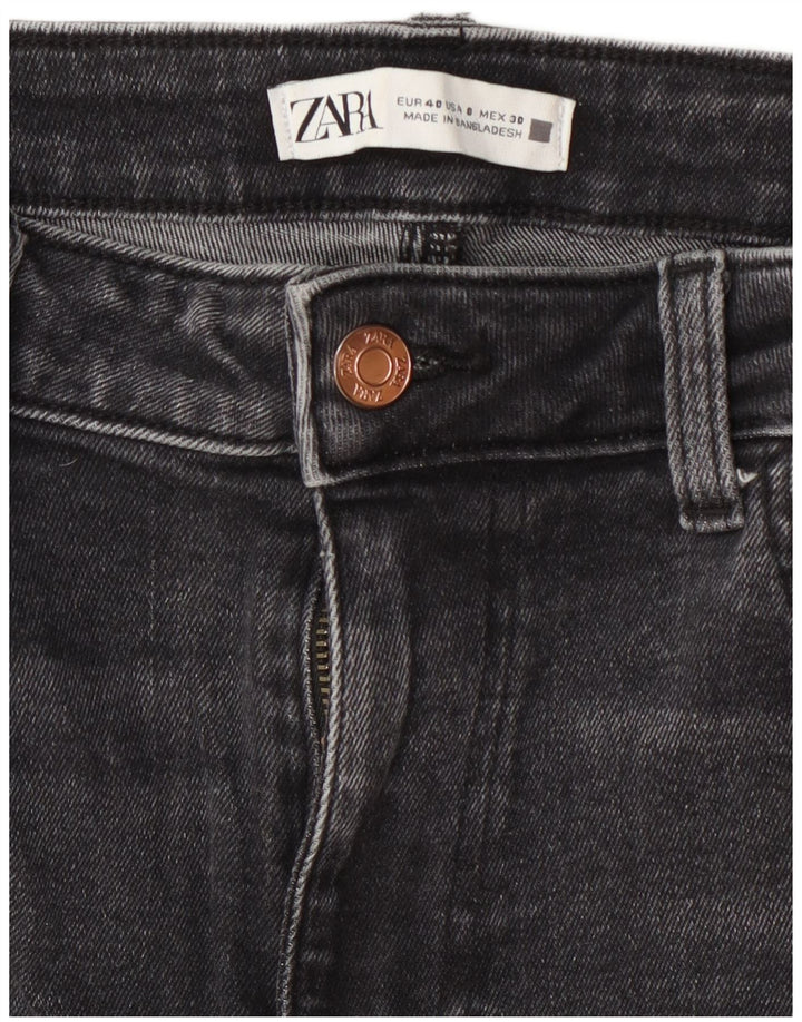 Damskie jeansy Zara Cropped EU 40 Medium W30 L26 Szare
