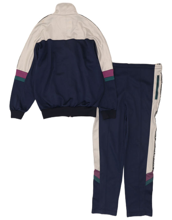 Męski dres Asics Graphic o luźnym kroju, pełny dres IT 44 XS, granatowy, blok kolorów