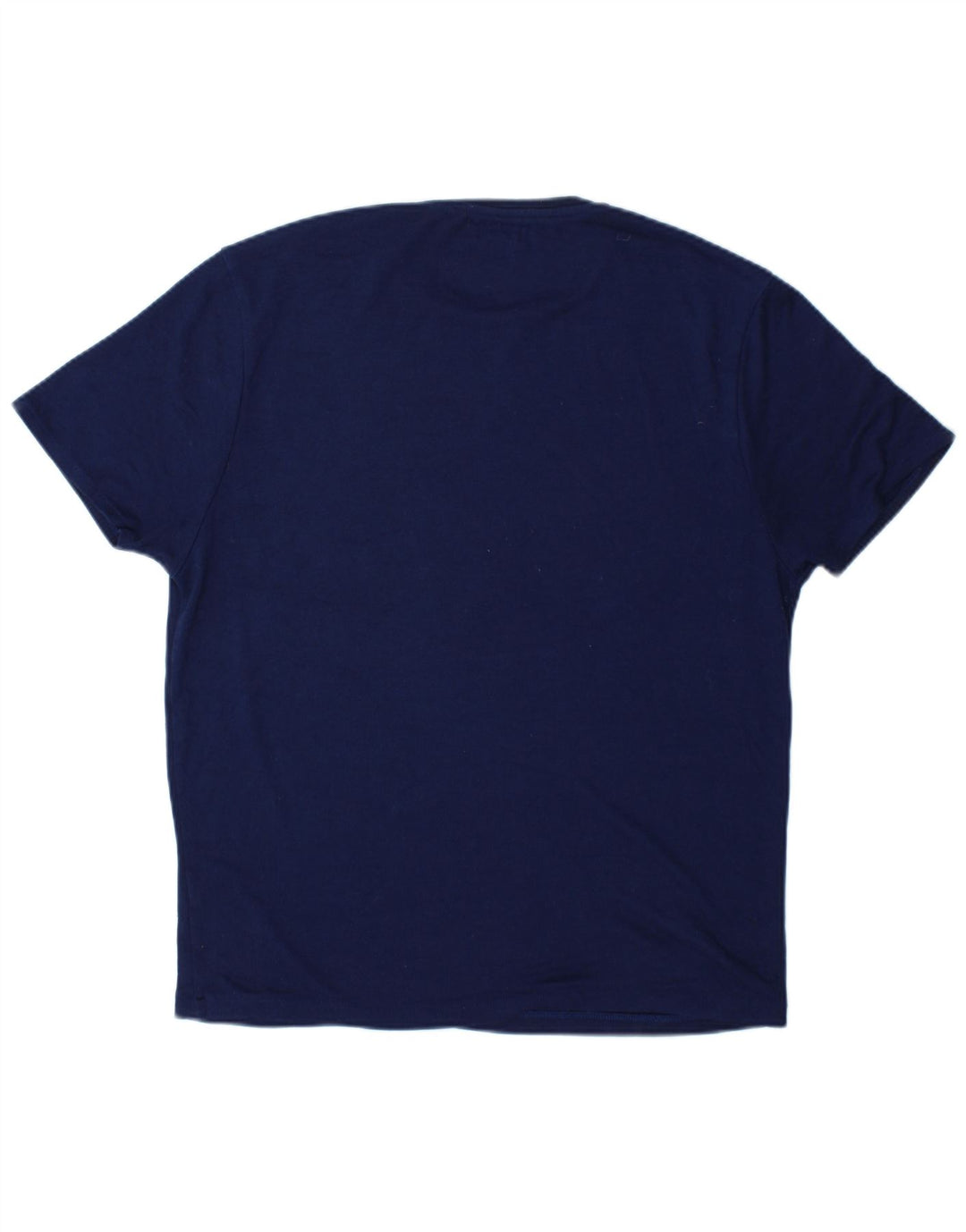 T-shirt męski Zara, duży, granatowy, poliester