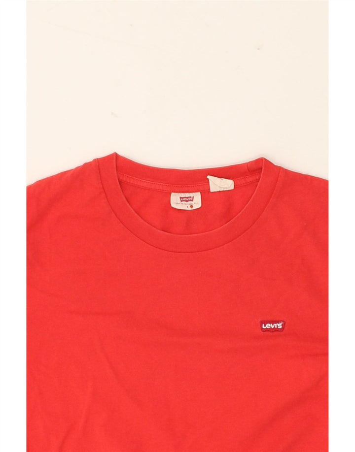 LEVI'S Mens T-Shirt Top Small Red Vintage Levi's and Second-Hand Levi's from Messina Hembry 