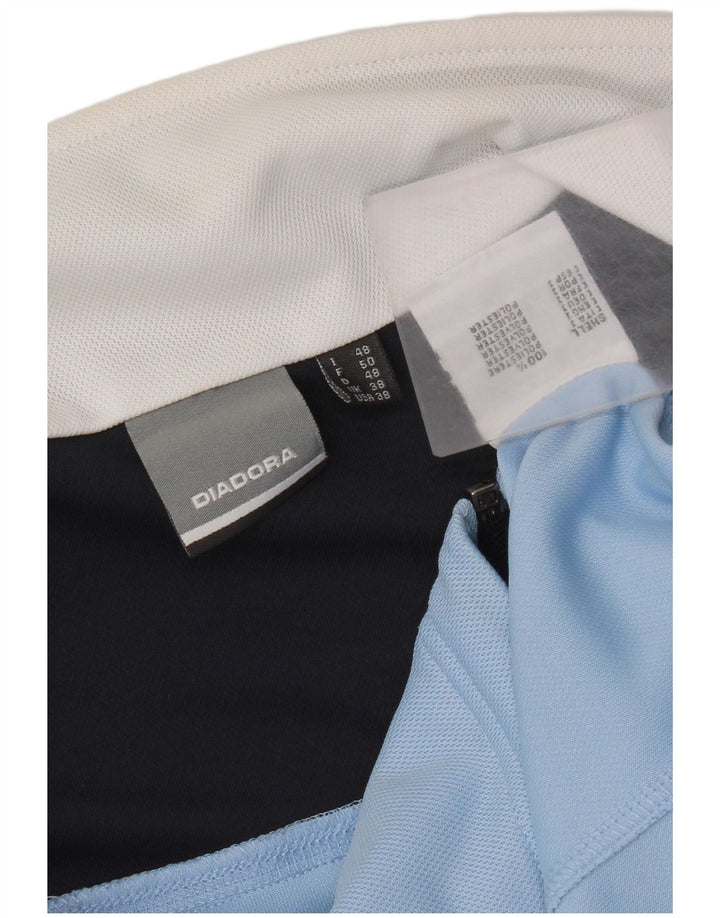 Męska kurtka dresowa Diadora UIK 38, poliester w kolorze średnioniebieskim