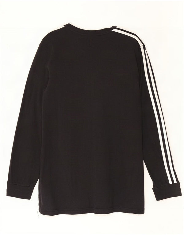 Adidas Mens Top Long Sleeve Medium Black Cotton