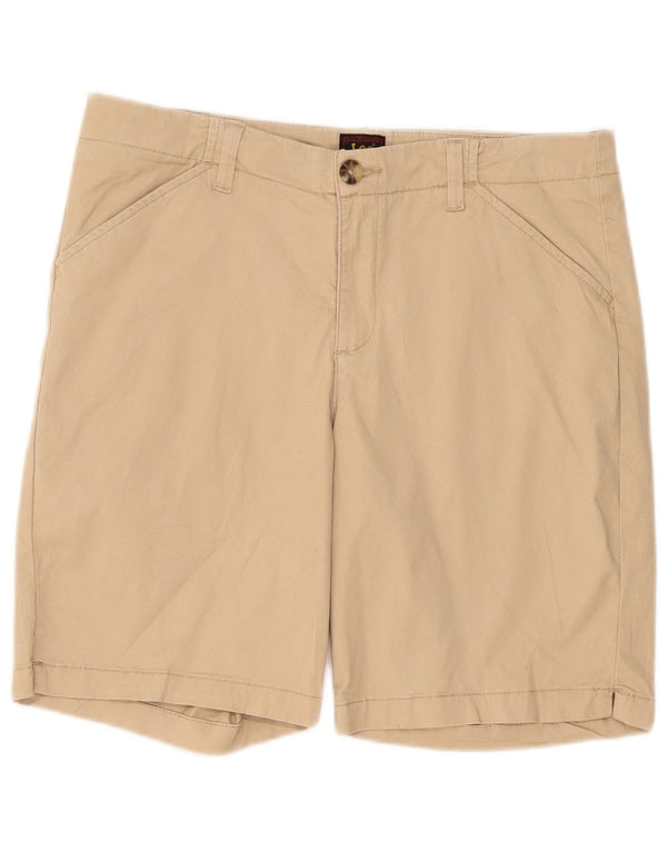 Damskie szorty Lee US 12 Large W34 Beżowa bawełna