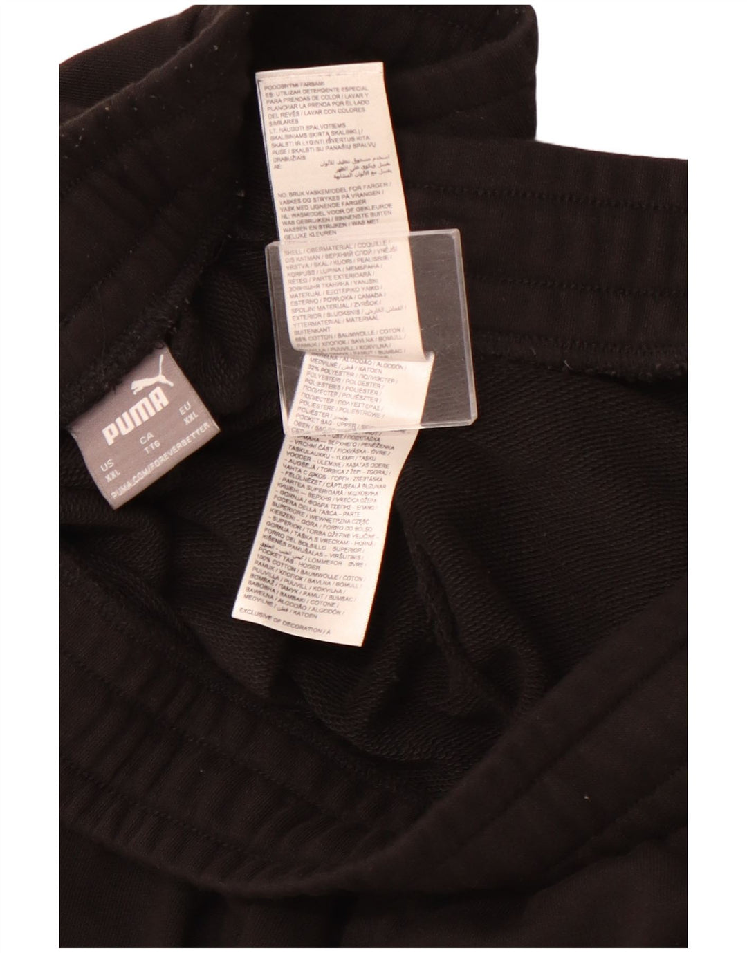 Męskie spodenki sportowe PUMA 2XL, czarne, bawełniane