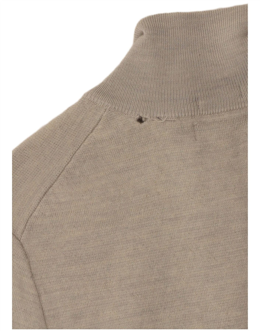 SUPERDRY Męski sweter zapinany na zamek XS, szara wełna