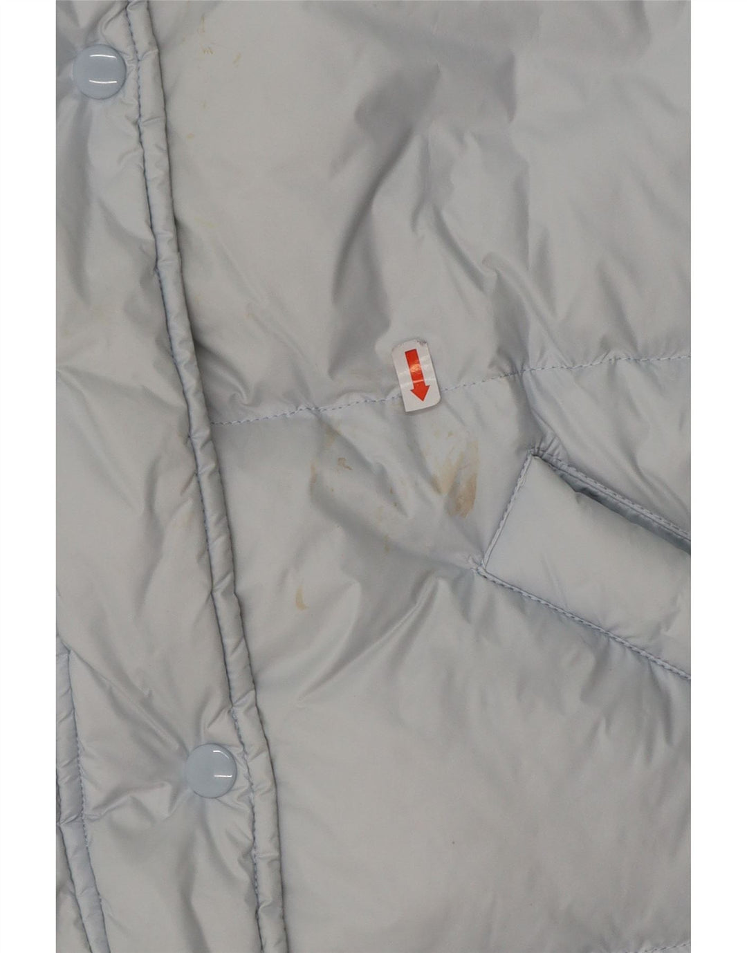 BLAUER Mens Hooded Padded Jacket UK 36 Small Blue Polyester