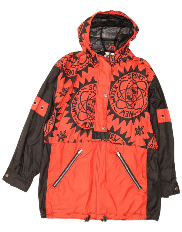 Dziewczęca kurtka Anorak w stylu vintage z długim rękawem, 15-16 lat, kolor czerwony XL