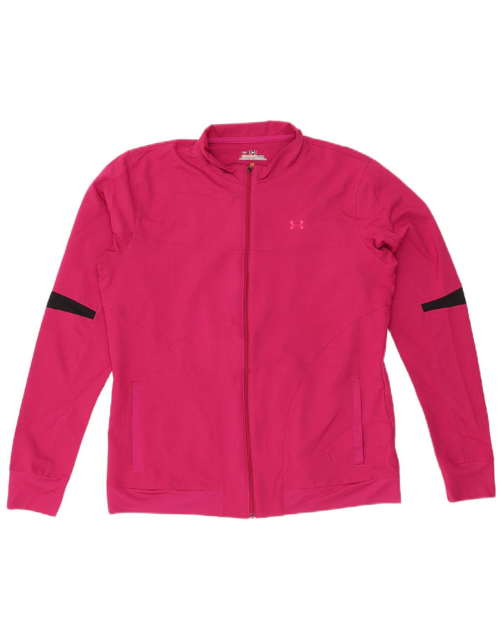 Damska kurtka dresowa UNDER ARMOUR UK 14 w kolorze średniego różu
