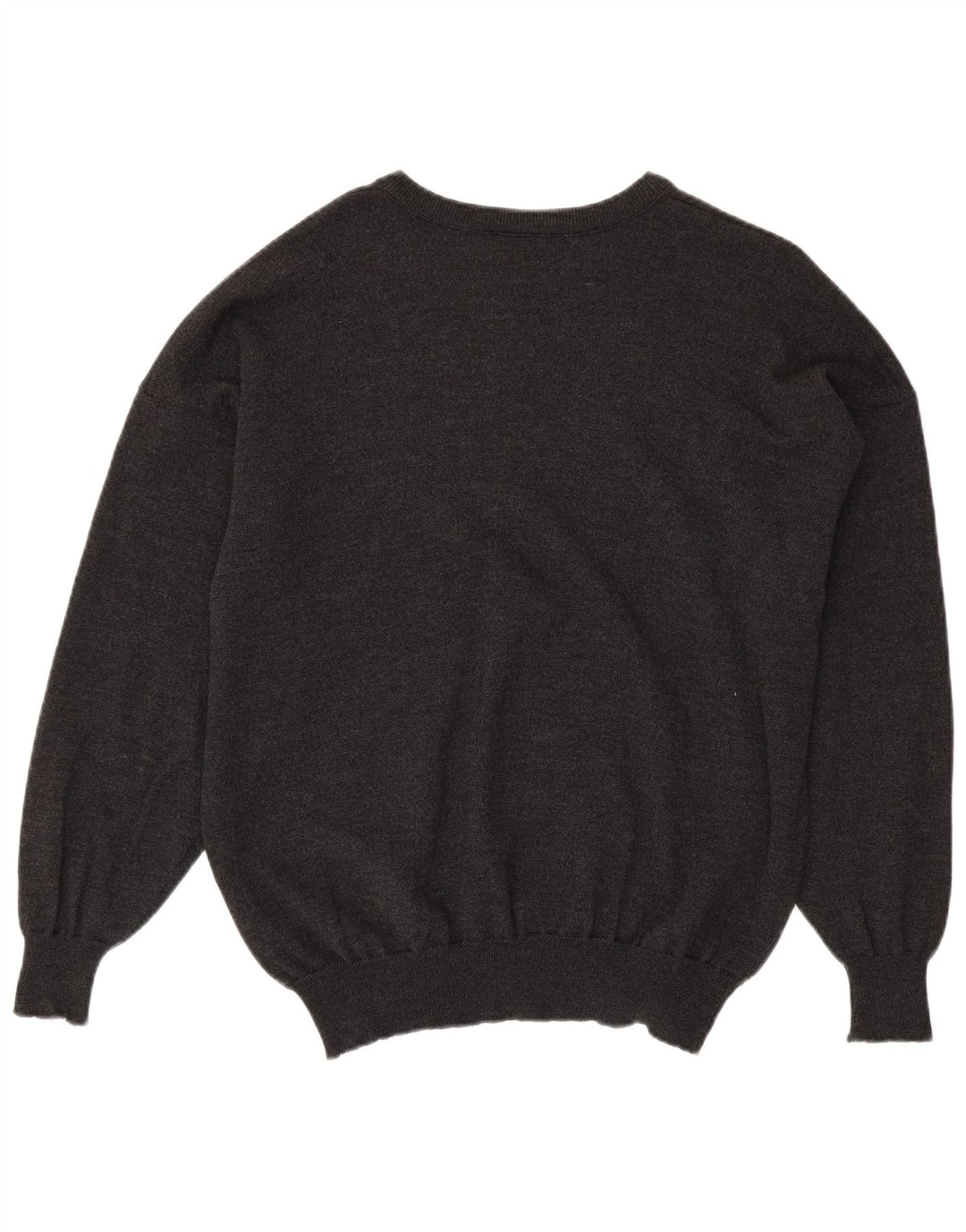 Męski sweter LACOSTE z dekoltem w łódkę, rozmiar 8 3XL, szara wełna