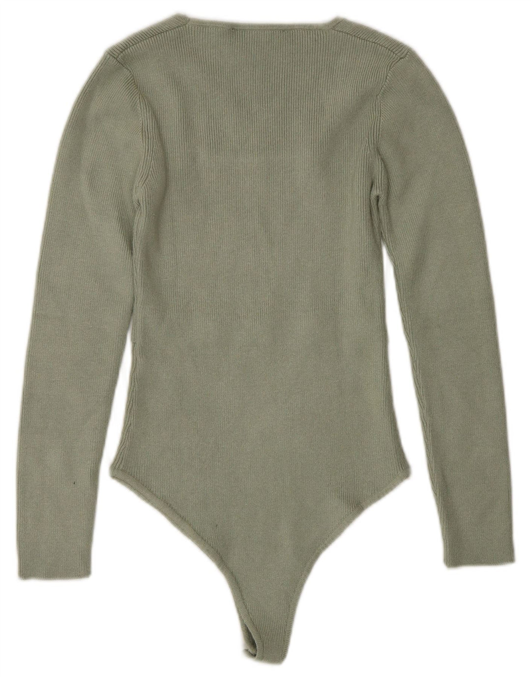 Damskie body z długim rękawem Zara UK 8 Small Khaki Wiskoza