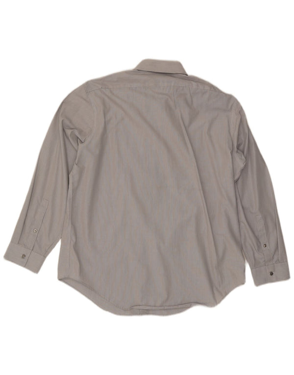 Koszula męska Calvin Klein Slim Fit, rozmiar 17 XL, szara w prążki