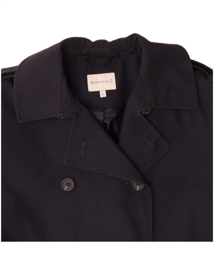 WAREHOUSE Damski trencz UK 16, duży, granatowy, poliester