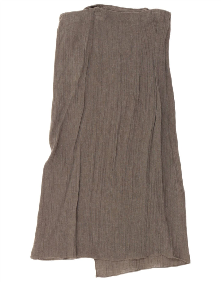 Spódnica kopertowa Zara damska mała W26 szara