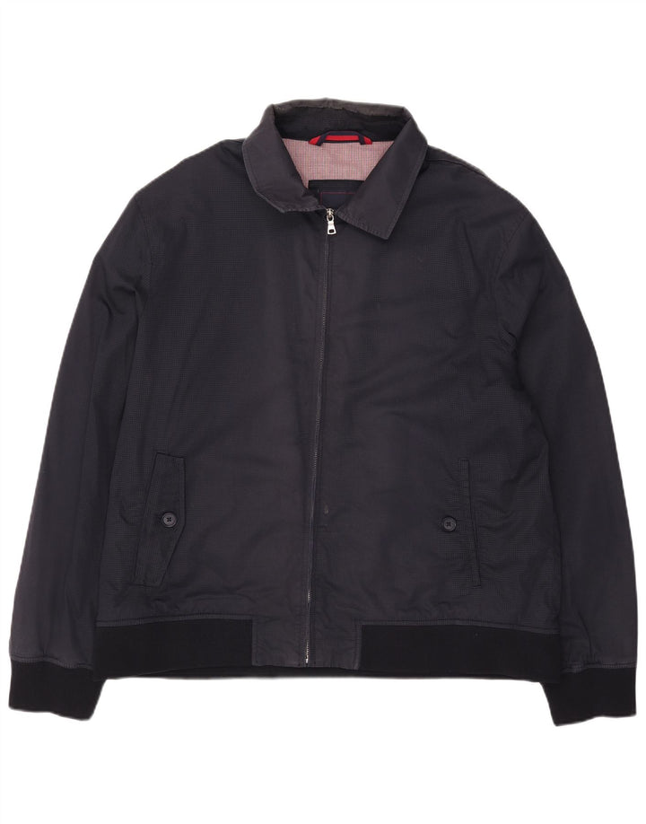Marks & Spencer Męska kurtka bomber UK 44 2XL granatowa, bawełniana