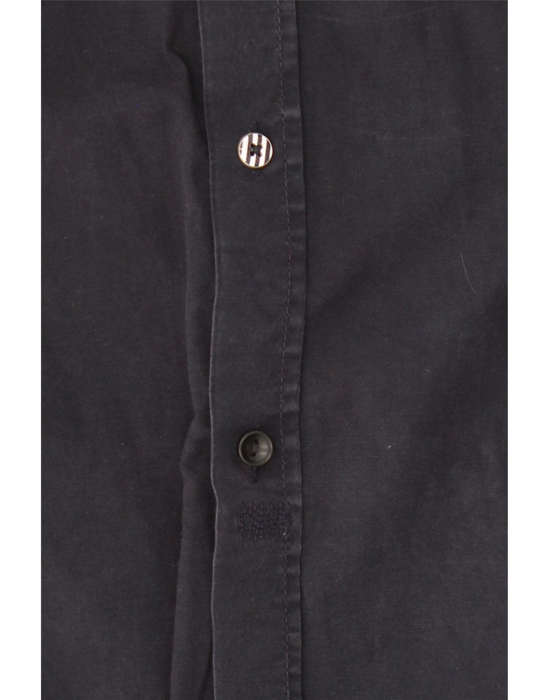LEVI'S Mens Shirt Medium Navy Blue Cotton Vintage Levi's and Second-Hand Levi's from Messina Hembry 
