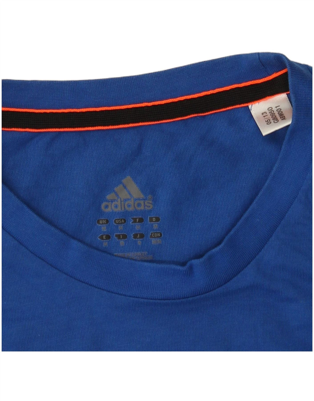 Męska koszulka graficzna Adidas Top Medium Blue