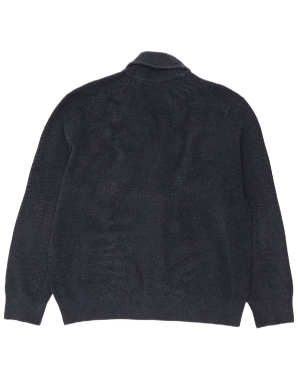 Marks & Spencer Męski sweter kardigan 2XL Granatowy poliester