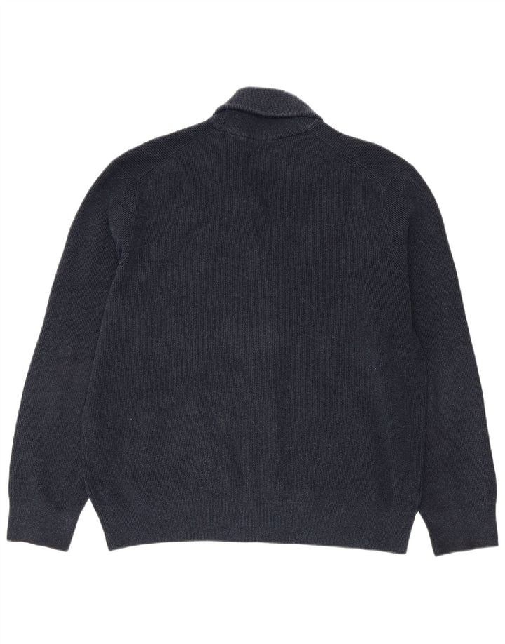 Marks & Spencer Męski sweter kardigan 2XL Granatowy poliester