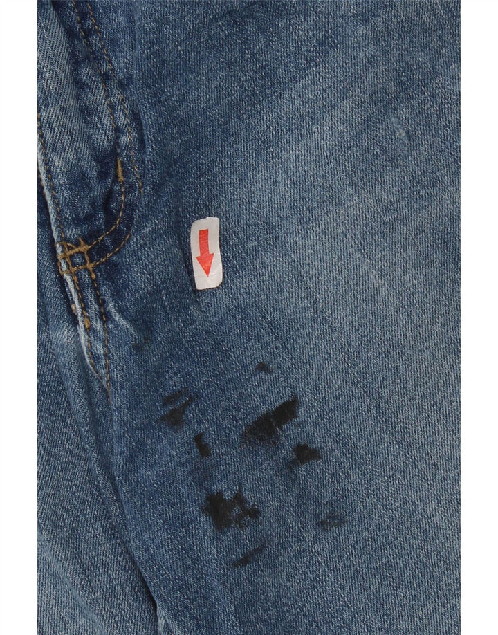 Damskie proste dżinsy Carhartt US 8 Medium W30 L31 Niebieskie bawełniane
