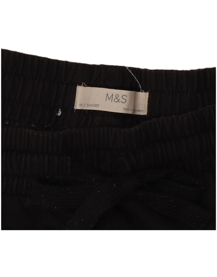Męskie spodnie dresowe Marks & Spencer, średniej wielkości, czarne, bawełniane